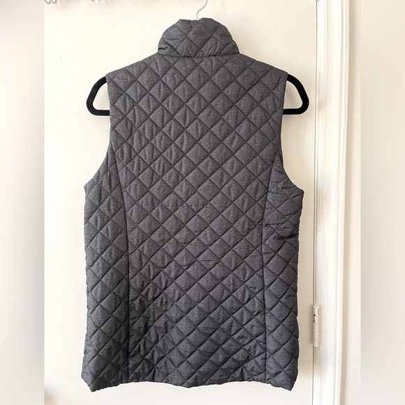 Banana Republic Black Quilted Zip Up Vest - Picture 2 of 3